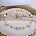 Celeste Double-Layer Pearl Bracelet