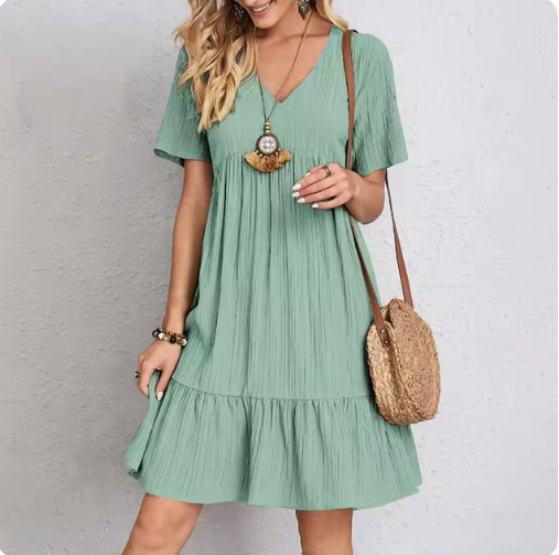 Elle's Tiered Baby doll Dress