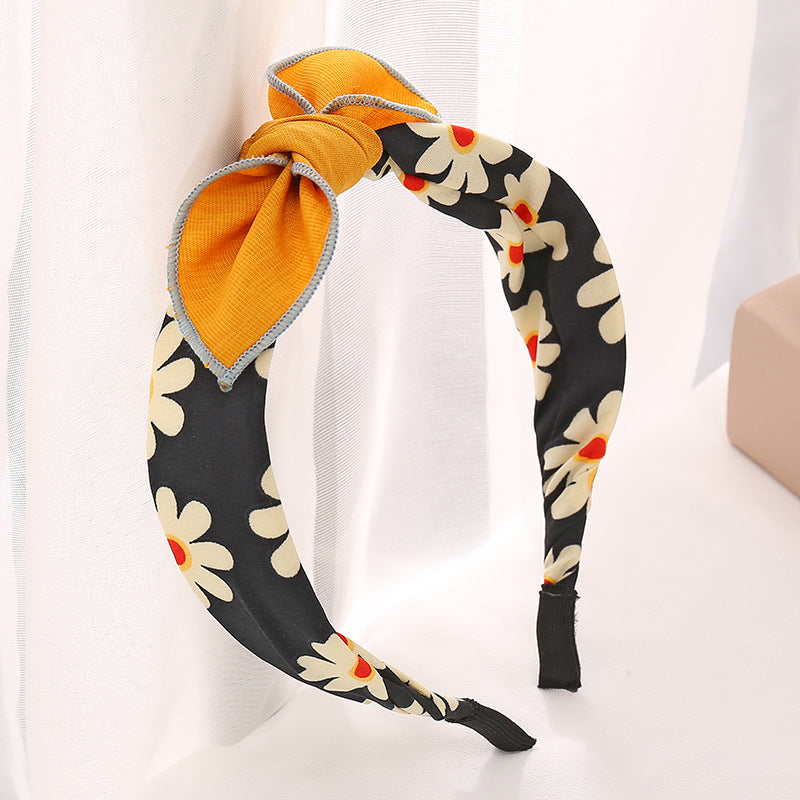 Willow Floral Bow Headband