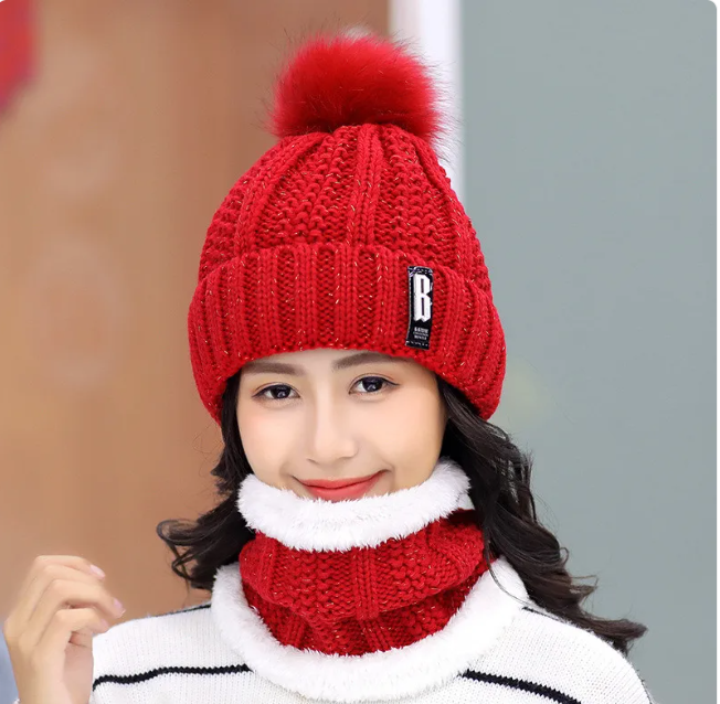 Aspen Cozy Knit Hat & Scarf Set