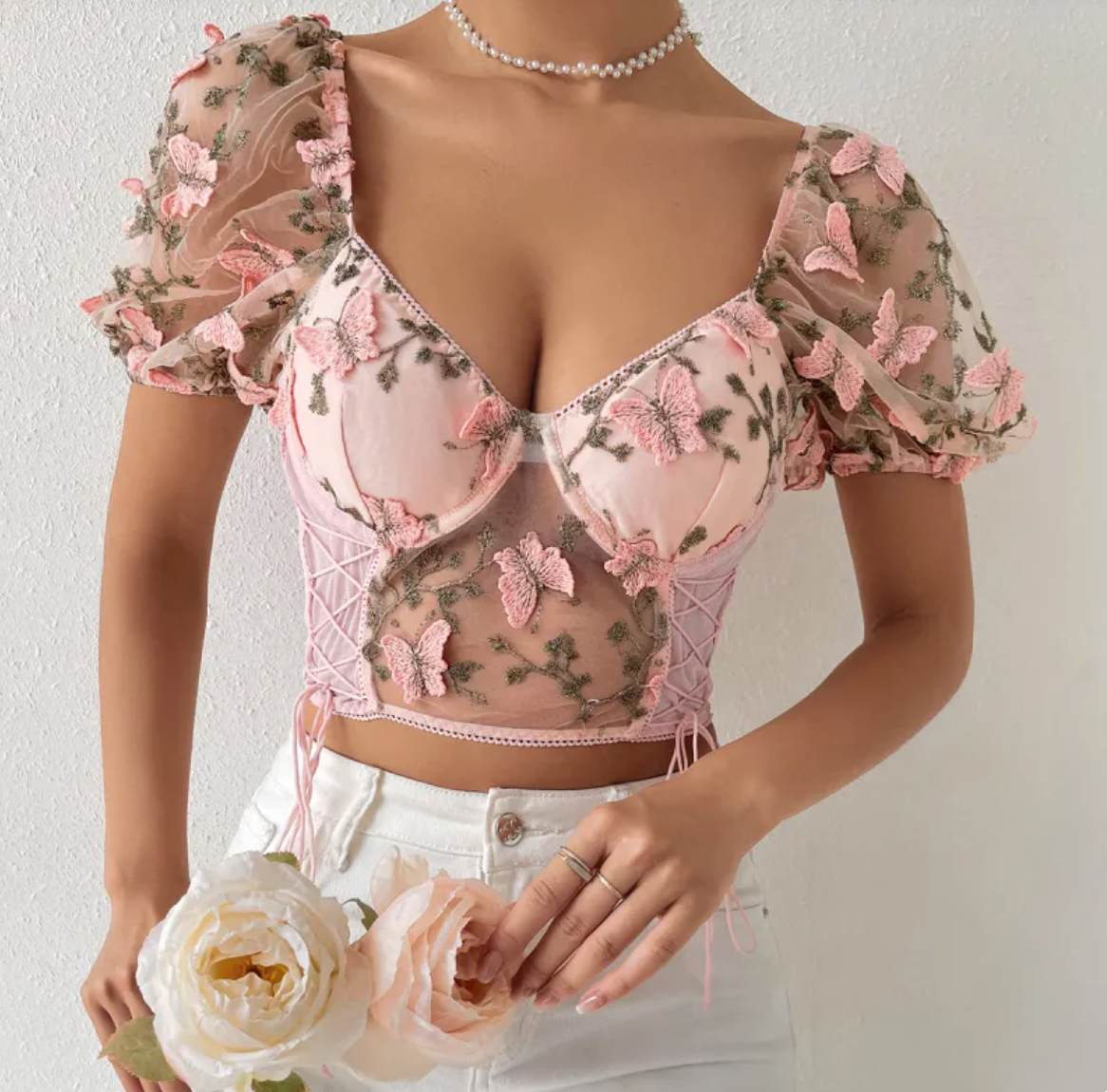 Rosa's Bloom Puff Sleeve Top