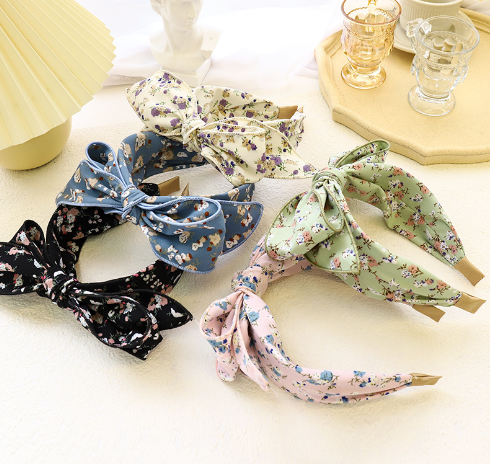 Willow Floral Bow Headband