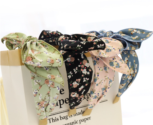 Willow Floral Bow Headband