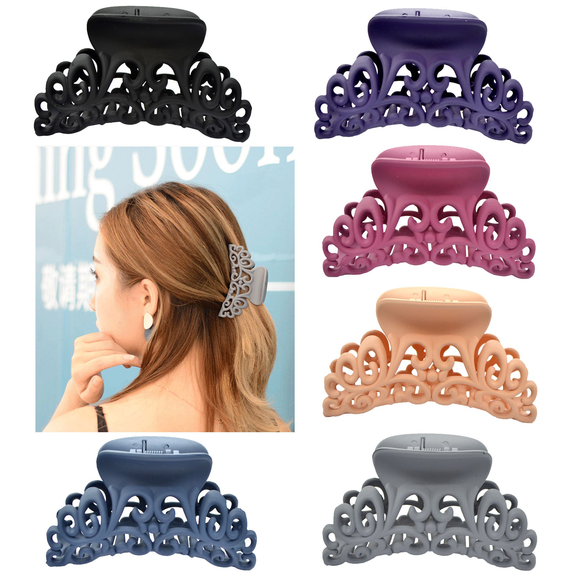Luce Lace Hair Claw Clip
