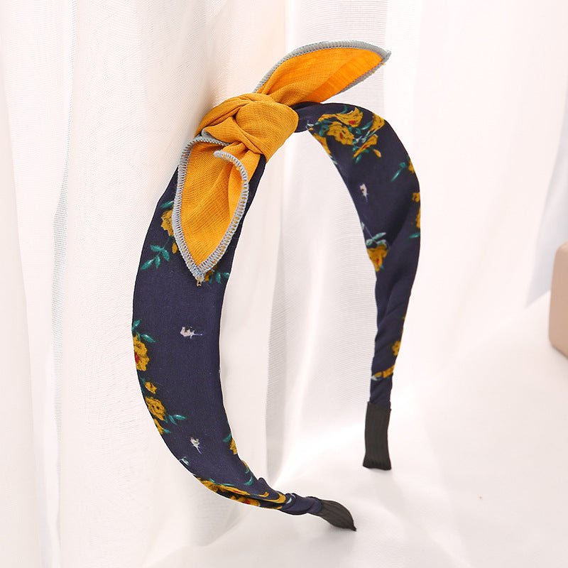 Willow Floral Bow Headband