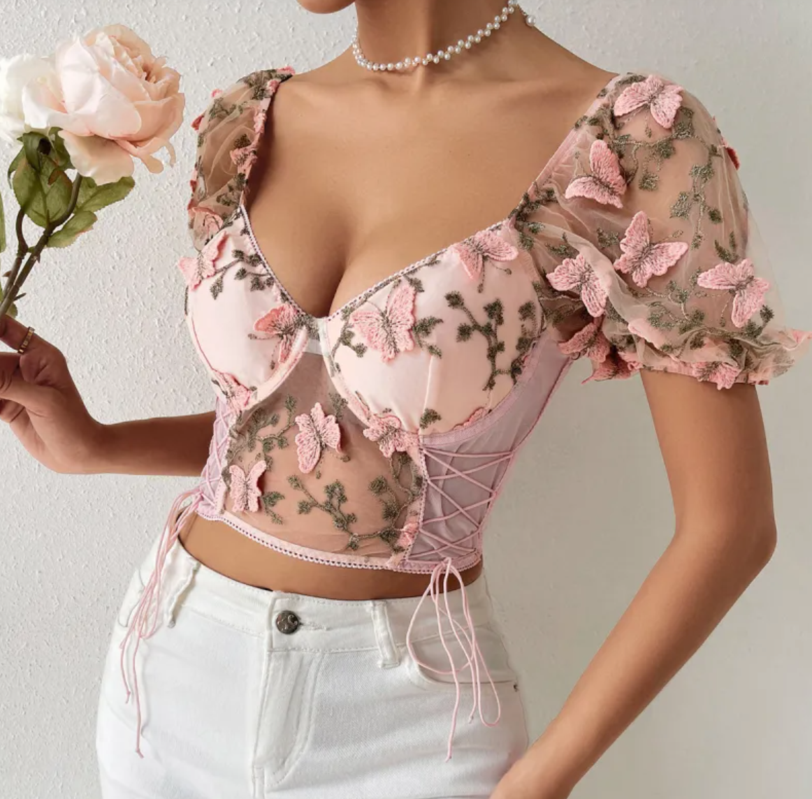 Rosa's Bloom Puff Sleeve Top