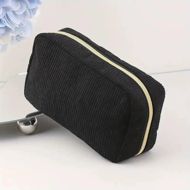 Cozy Corduroy Cosmetic Bag