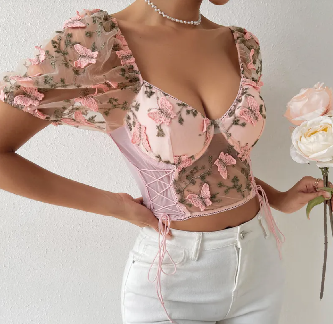 Rosa's Bloom Puff Sleeve Top