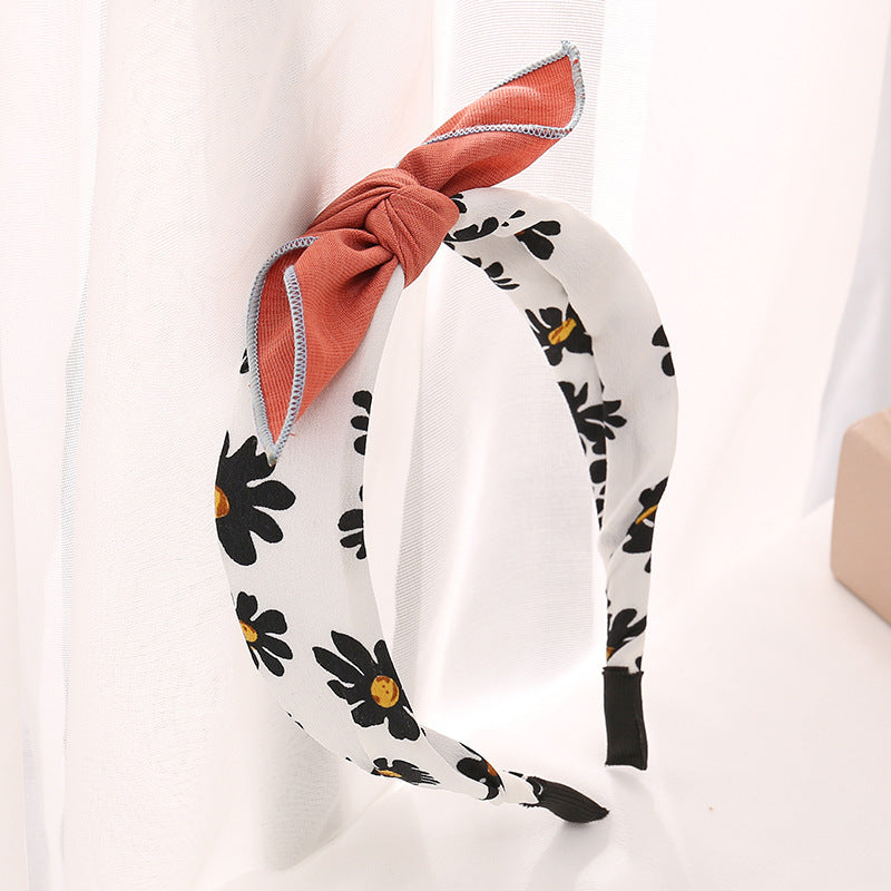 Willow Floral Bow Headband