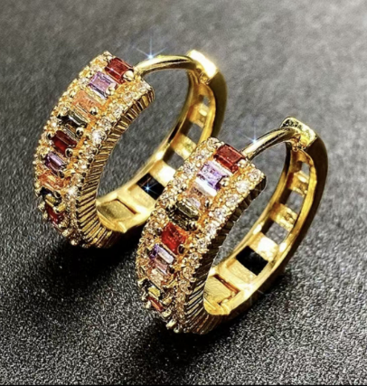 Autumn Luxe Hoop Earrings