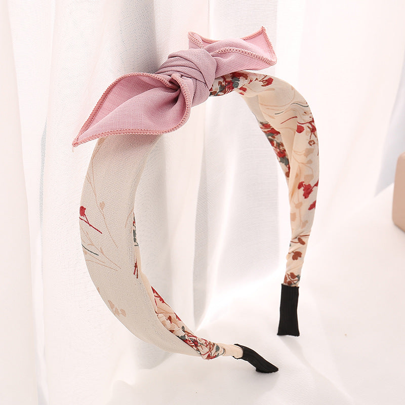 Willow Floral Bow Headband