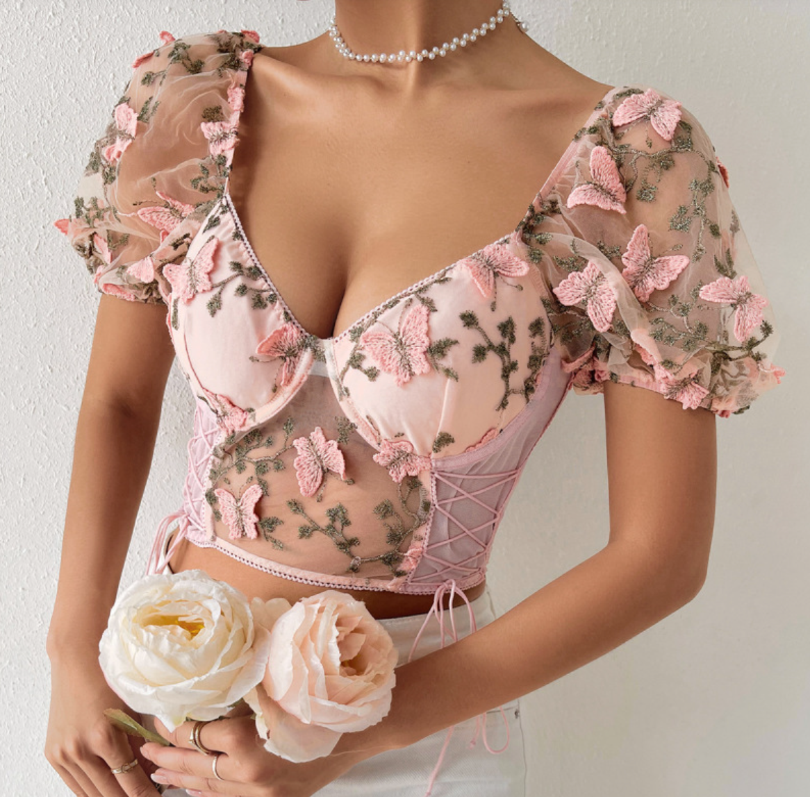 Rosa's Bloom Puff Sleeve Top
