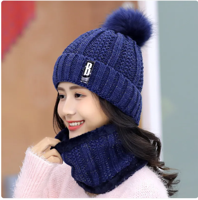 Aspen Cozy Knit Hat & Scarf Set