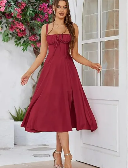 Stacey's Floral Midi Dress