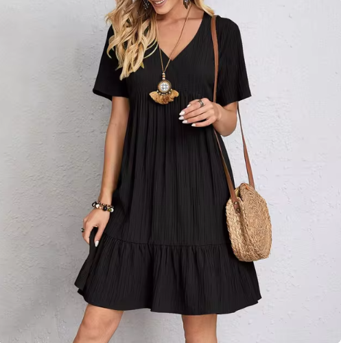 Elle's Tiered Baby doll Dress