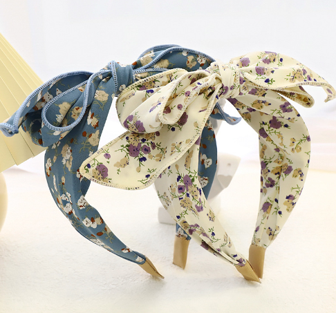Willow Floral Bow Headband