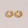 Sophia Twisted Hoop Earrings