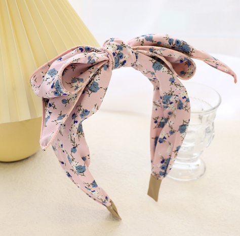 Willow Floral Bow Headband
