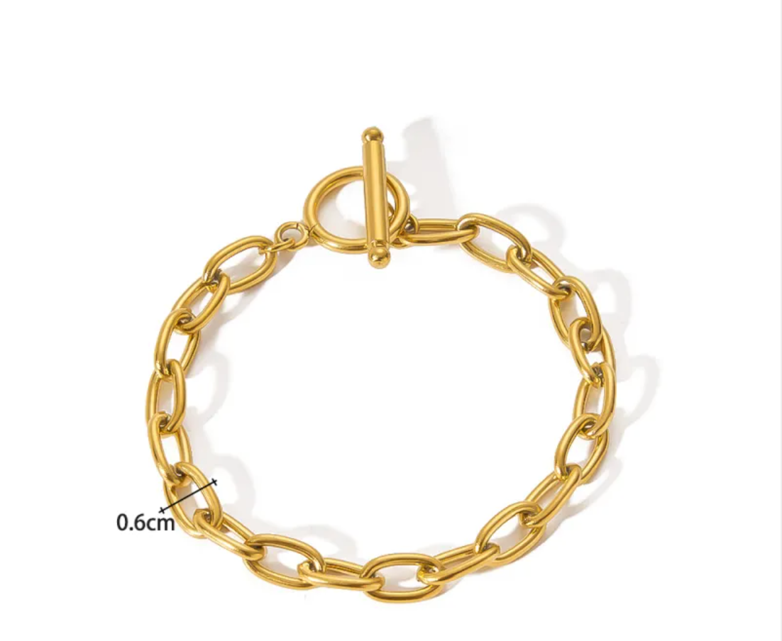 Avery Paperclip Bracelet