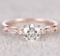 Elegant Crystal Promise Ring