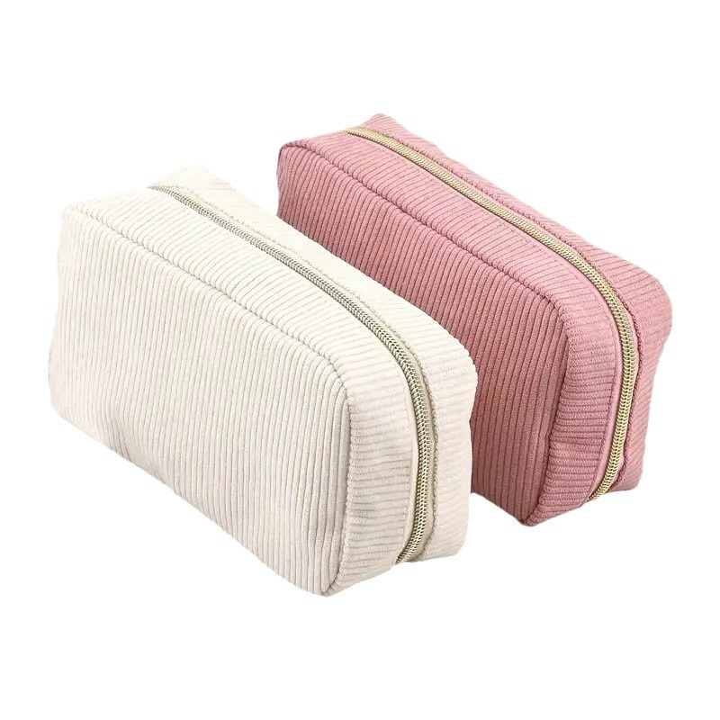 Cozy Corduroy Cosmetic Bag